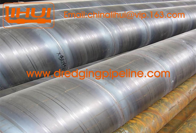 dredging steel pipe with flanges