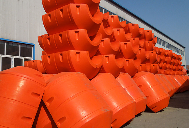 HDPE plastic dredging floaters industrial